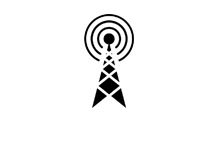 Broadcasting tower icon symbolizing telecommunications safety regulations